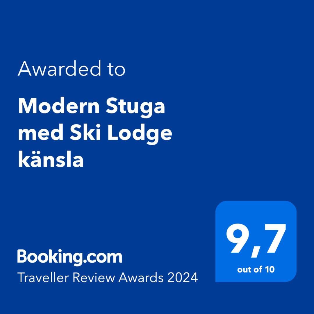 Modern Stuga Med Ski Lodge Kaensla Järvsö Exterior foto