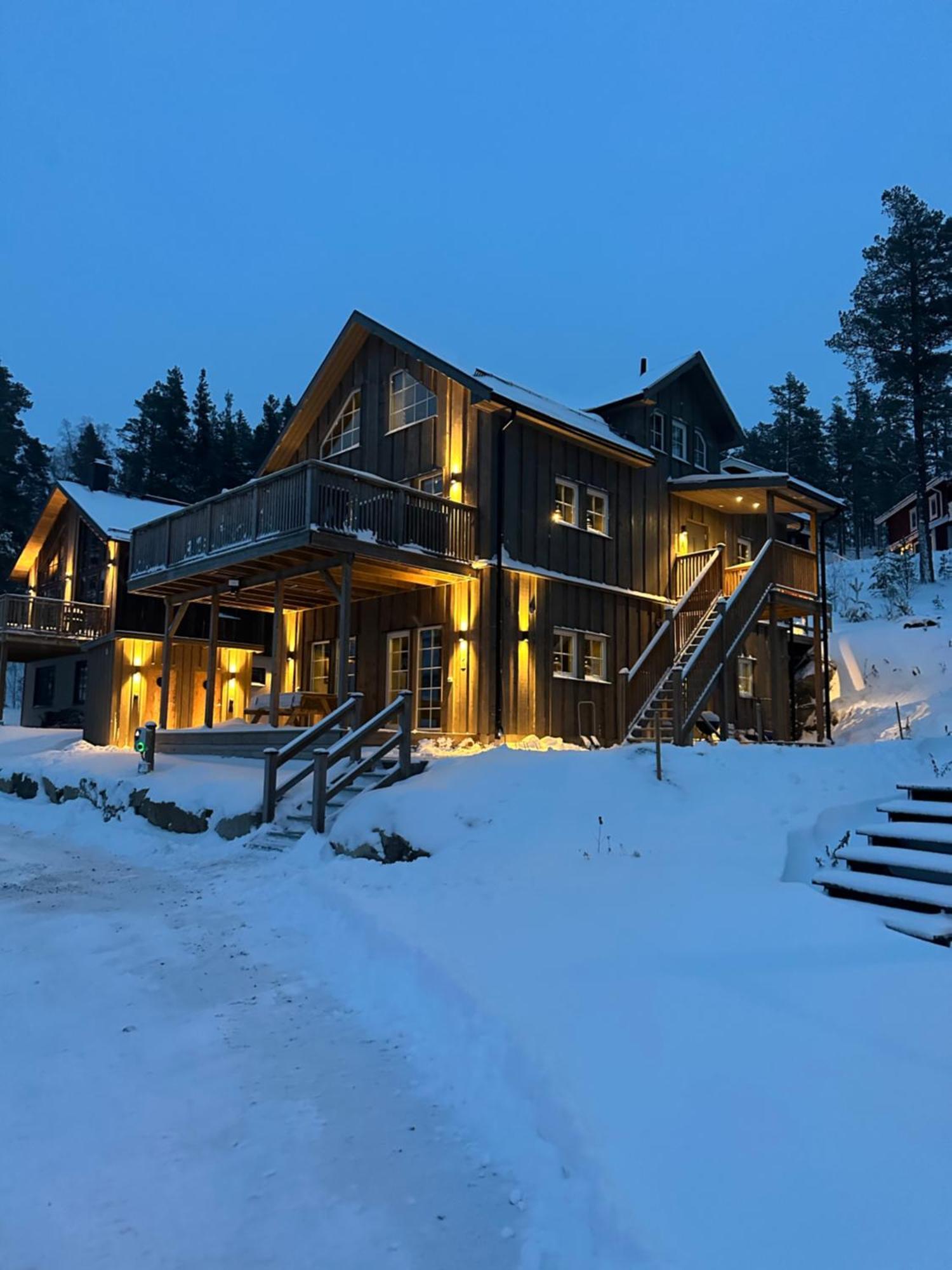Modern Stuga Med Ski Lodge Kaensla Järvsö Exterior foto